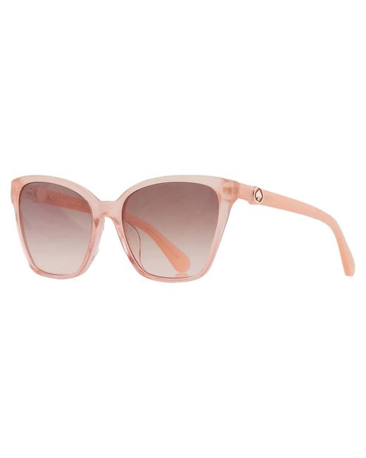 Kate Spade Brown Pink Gradient Butterfly Sunglasses Amiyah/g/s 0733/m2 56
