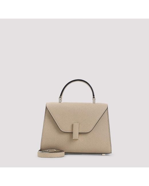 Valextra Natural Iside Crossbody Micro Bag