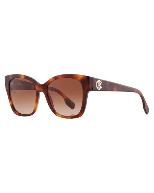 Burberry Ruth Brown Gradient Butterfly Sunglasses Be4345 331613 54