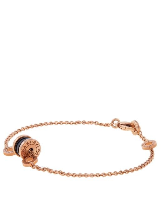 BVLGARI Multicolor B.Zero1 18K Rose Bracelet