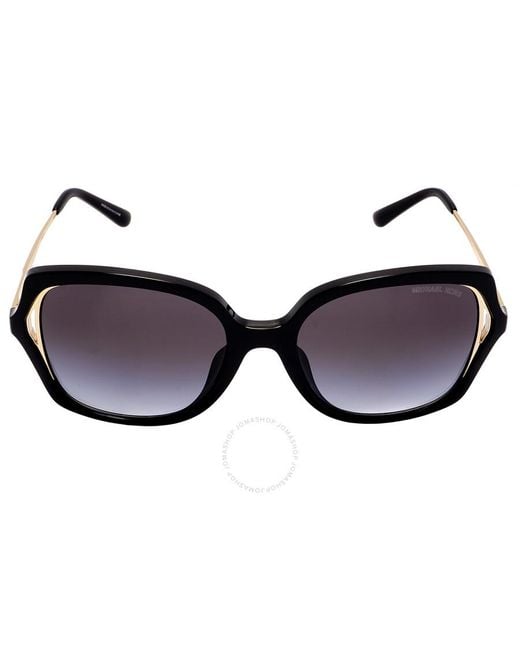 Michael Kors Brown Interlaken Dark Gradient Square Sunglasses Mk2153u 30058g 55