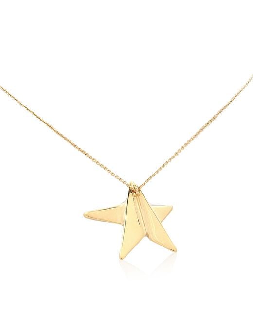Ferragamo Metallic Ladies Star Pendant Necklace