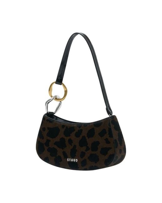 Staud Black Ollie Shoulder Bag