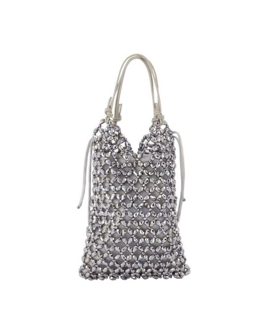 Staud Gray Karla Shoulder Bag