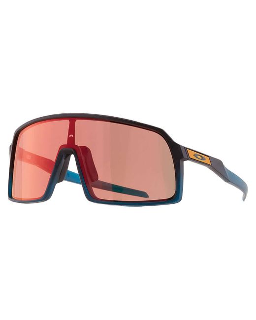 Oakley Red Sutro Prizm Trail Torch Shield Sunglasses Oo9406 9406a6 37 for men