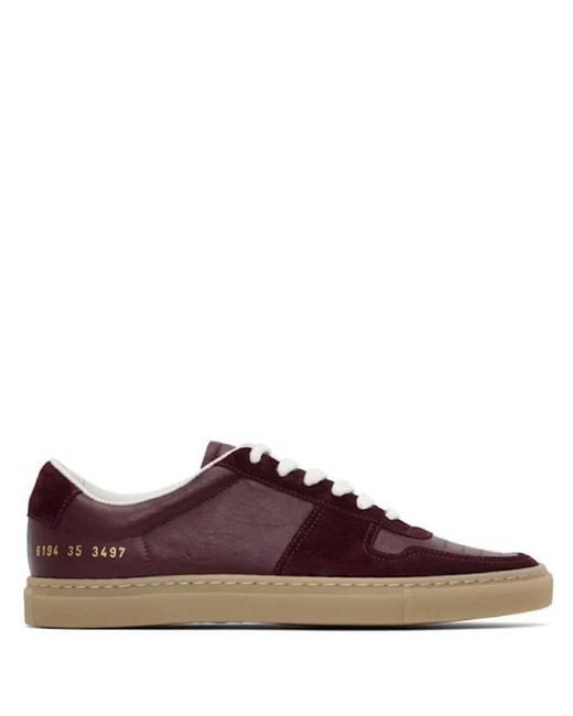 Common Projects Brown Bball Low Top Sneakers