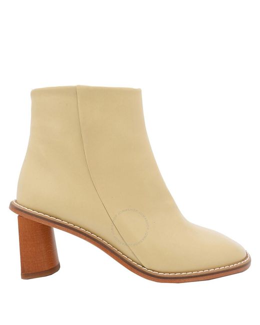 Rejina Pyo Natural Edith Leather Ankle Boots