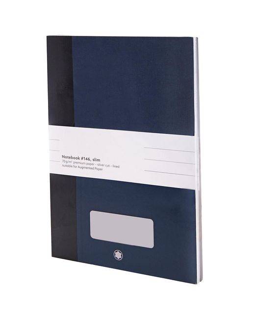 Montblanc Blue 2 Fine Stationery #146 Slim Notebooks
