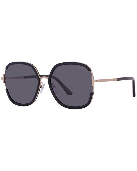 Tom Ford Black Butterfly Sunglasses Ft0809k 01a 61