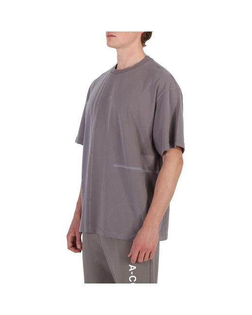 A_COLD_WALL* Purple Mid Vector Cotton T-shirt for men