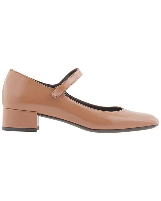 By Far Brown Ginny Mary Jane Pumps