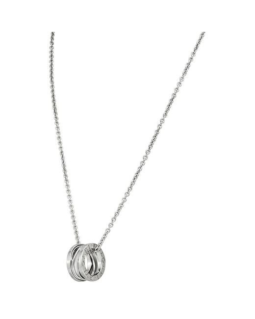 BVLGARI Metallic B.Zero1 18K Design Legend Necklace
