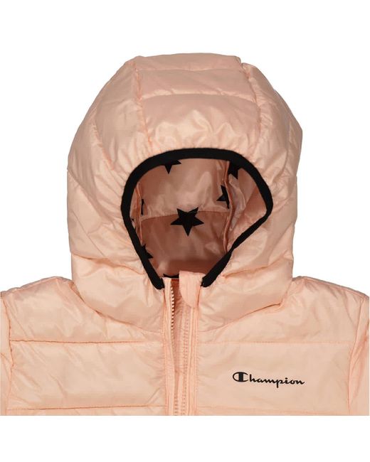 Champion Natural Girls Legacy Hooded Puffer Jacket