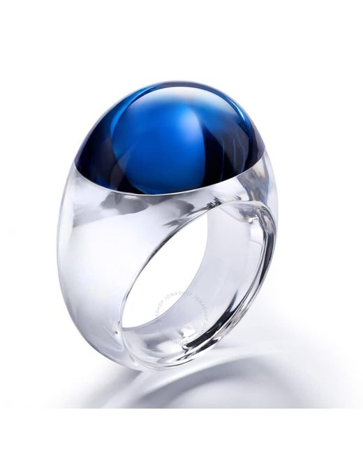 Baccarat Blue Tango Sterling Silver