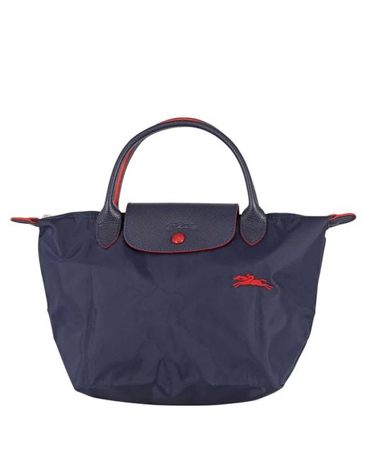 Longchamp Blue Le Pliage Club Top H