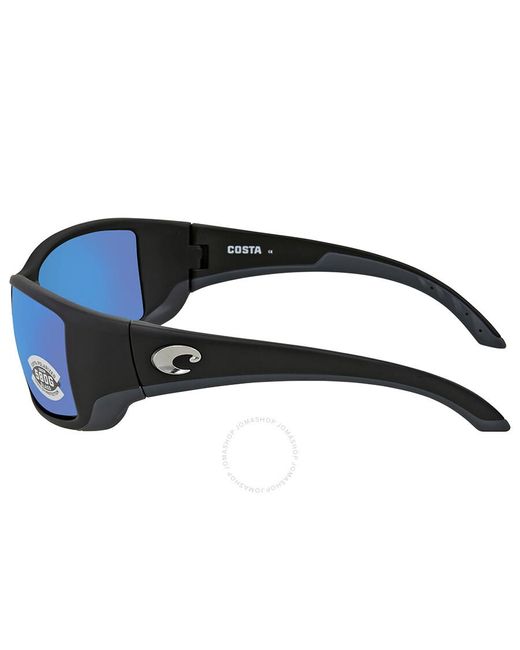 Costa Del Mar Blackfin Blue Mirror Polarized Glass Sunglasses Bl 11 Obmglp 62 for men