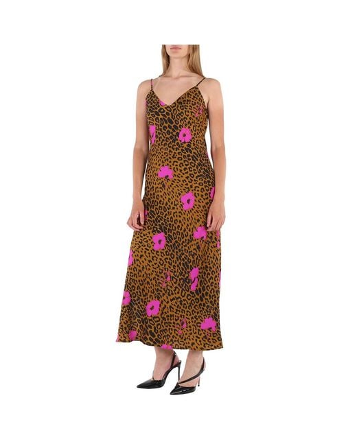 Essentiel Antwerp Red Essentiel Ladies Shelly Leopard Print Dress, Brand Size 34 (Us