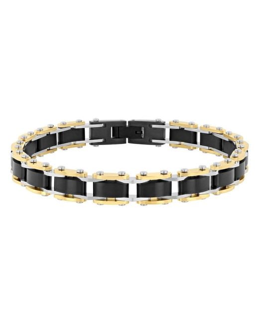 Robert Alton Green Stainless Steel With & Finish Bracelet for men