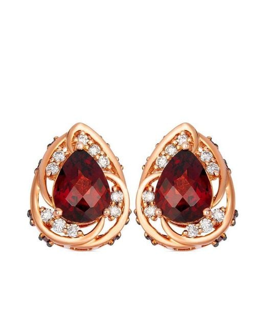 Le Vian Red Ladies Crembrule Earrings Set
