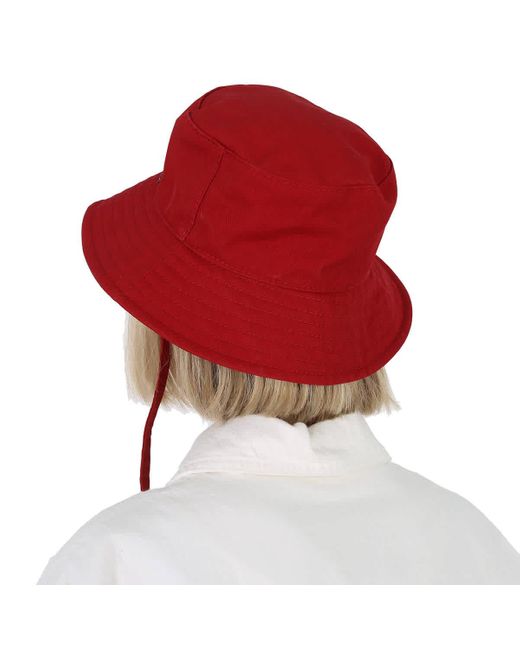 Maison Michel Red Angele Chinese New Year Bucket Hat