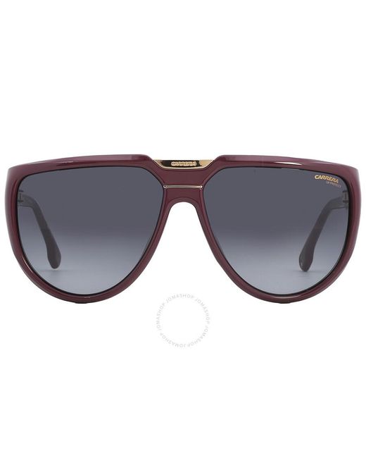 Carrera Gray Grey Shaded Browline Sunglasses Flaglab 13 0b3v/9o 62