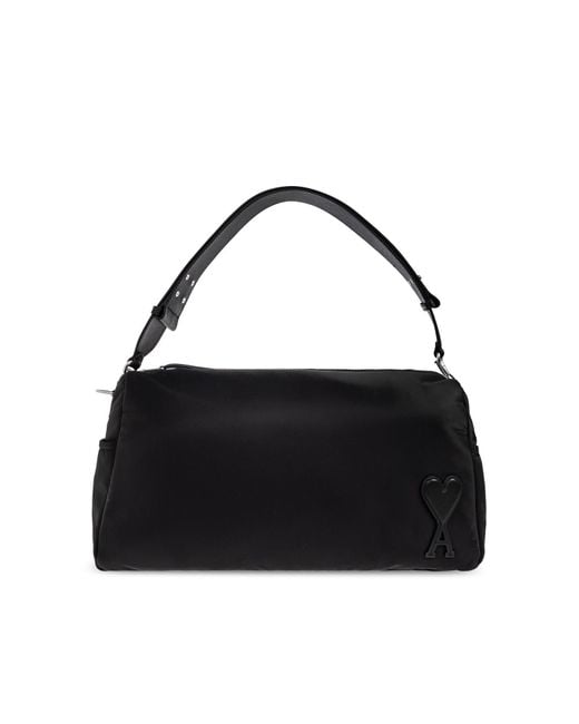 AMI Black Shoulder Bag