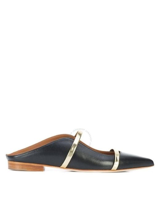 Malone Souliers Blue Ladies Maureen Leather Flats, Brand Size 35.5 Us