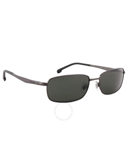 Carrera Gray Rectangular Sunglasses 8043/s 0r80/qt 56 for men