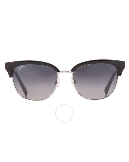 Maui Jim Blue Lokelani Neutral Grey Cat Eye Sunglasses Gs825-02 55