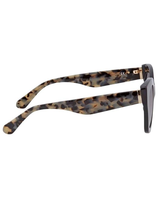Kate Spade Black Jalena Grey Gradient Cat Eye Sunglasses Jalena/s 0wr7/9o 49