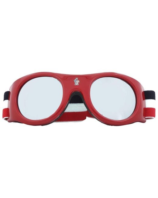 Moncler Red Mask Smoke Mirror goggles Sunglasses Ml0051 68c 55
