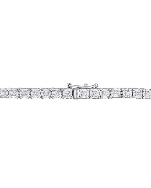 Created Forever Metallic 2 4/5 Ct Tw Lab-Grown Diamond Tennis Necklace