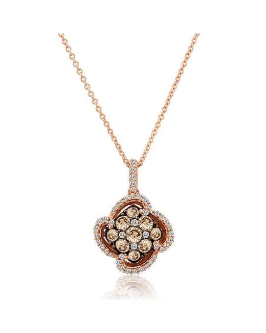 Le Vian Metallic Ladies' Chocolate Diamonds Fashion Pendant