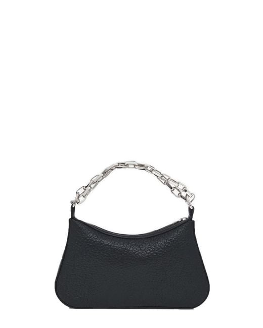 McQueen Blue Mini T-Buckle Clutch Bag