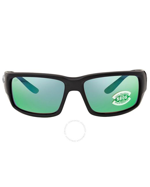 Costa Del Mar Cta Del Mar Fantail Green Mirror Polarized Glass Sunglasses for men