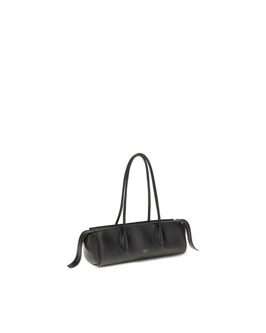 Khaite Black Nappa Lambskin Shoulder Bag