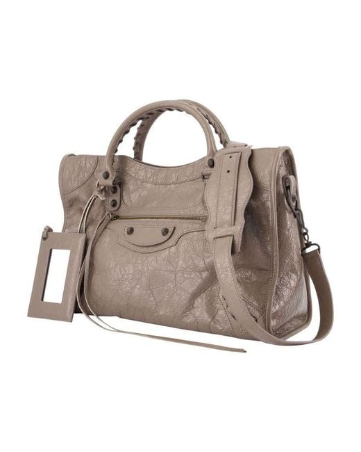 Balenciaga Brown Le City Shoulder Bag