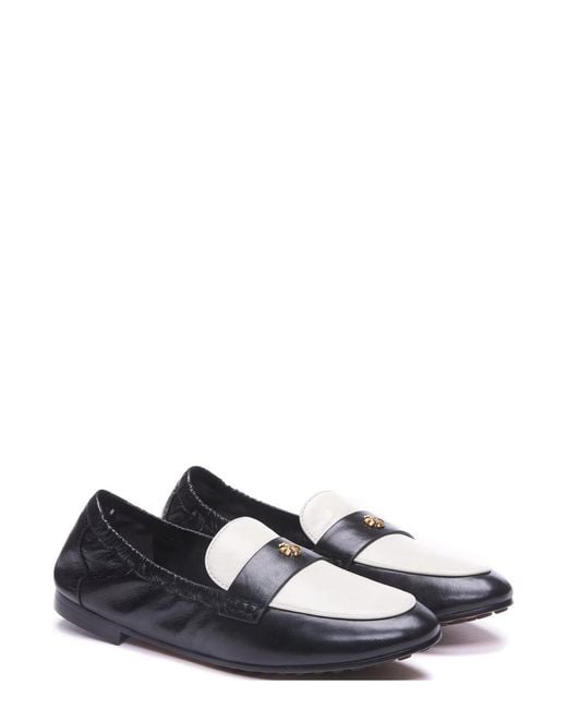 Tory Burch Blue Ballet Leather Loafers, Brand