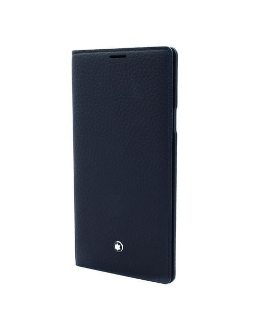 Montblanc Blue Soft Grain Samsung Note 4 Case