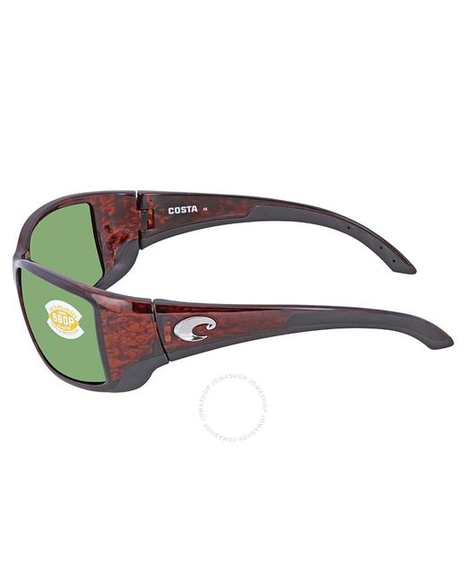 Costa Del Mar Cta Del Mar Blackfin Green Mirror Polarized Polycarbonate Sunglasses for men