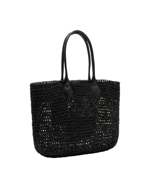 Vivienne Westwood Black Alana Tote Bag