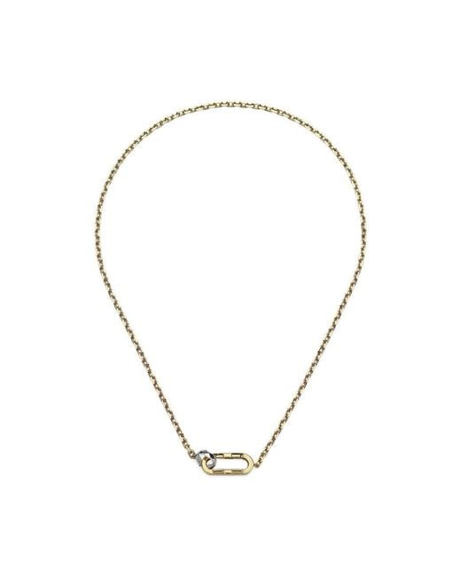 Gucci Metallic Link To Love 18Ct Chain Necklace