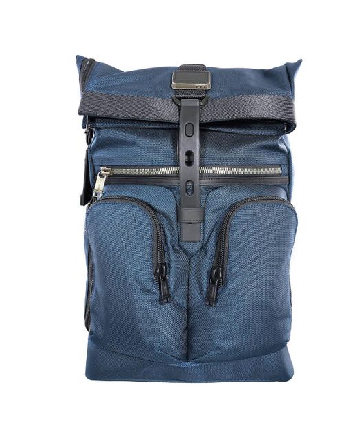 Tumi Blue Alpha Bravo Lance Backpack