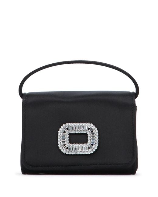 Roger Vivier Black Pilgrim Nano Bag