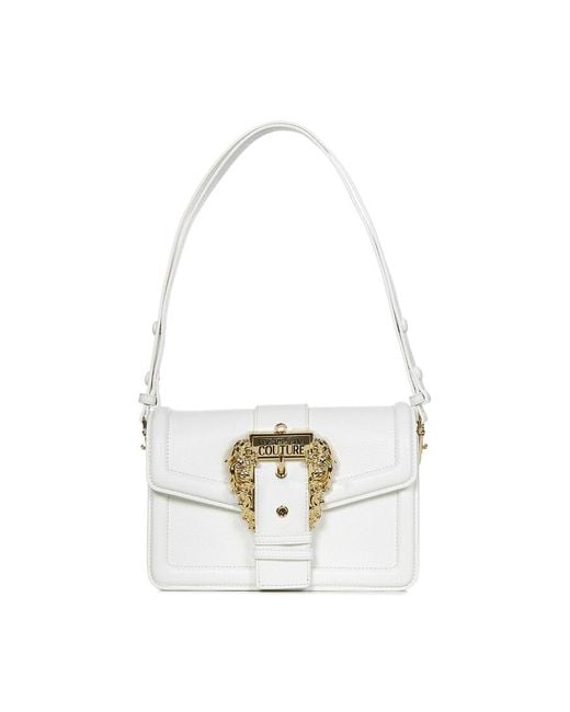 Versace White Jeans Couture Shoulder Bag