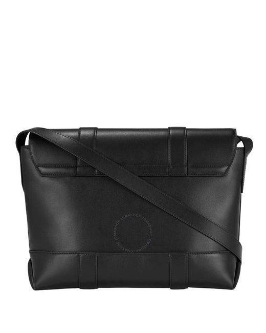 Montblanc Black Adjustable Strap Messenger Bag