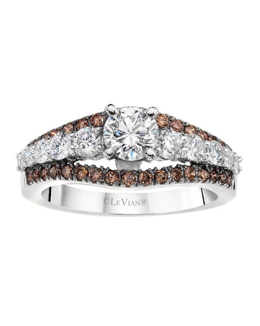 Le Vian Metallic Ladies Bridal Rings Set