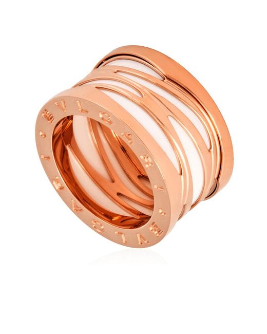 BVLGARI Orange B.Zero 1 18Kt Rose And Ring, Brand (Us Size 6 1/4)