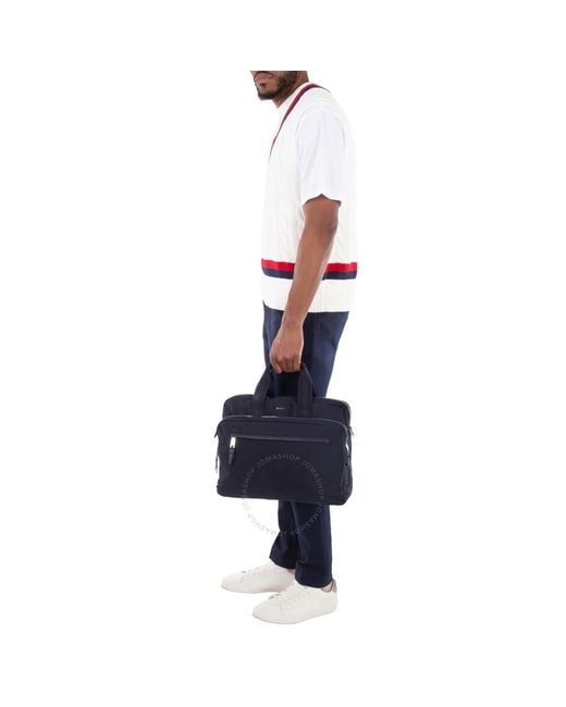 Boss Blue Multi-Pocket Document Case for men