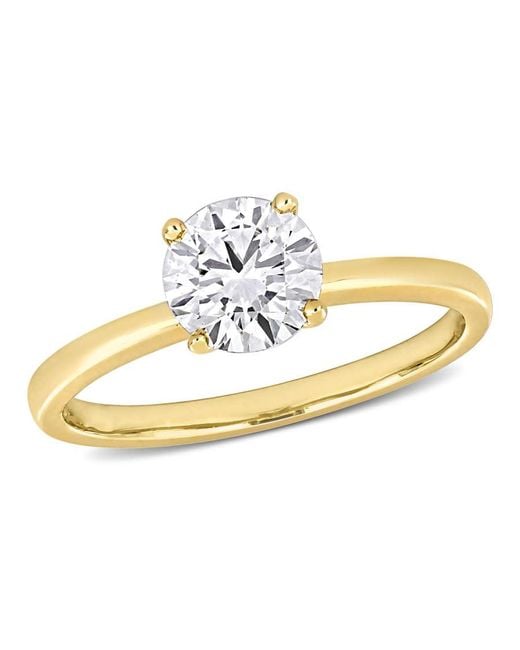Created Forever Metallic 1Ct Tdw Lab-Created Diamond Solitaire Engagement Ring for men